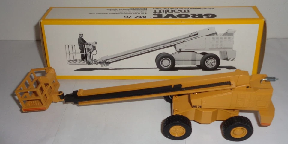 NZG Ref #256 1/50 Grove MZ76 Straight Boom Aerial Lift - Image 1 of 4