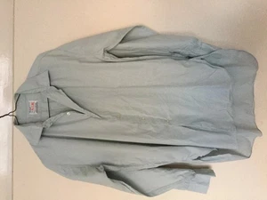 MENS SHIRT SIZE 16 -1/2 collar TAILORED FIT blue/turquoise - Picture 1 of 2