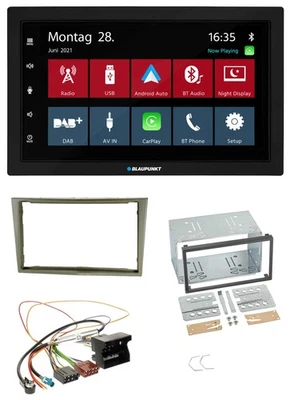 Blaupunkt MP3 Bluetooth DAB 2DIN USB Autoradio für Opel Corsa D Astra H Zafira B - Bild 1 von 4