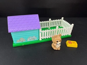 1992 Littlest Pet Shop Puppy Pals w/ Playhouse Kenner LPS Cozy Home Pets READ - Picture 1 of 10