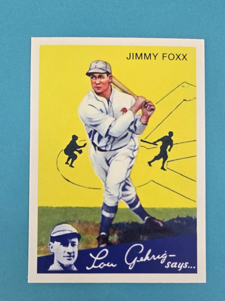 2011 Topps CMG Reprints #CMGR-15 Jimmie Foxx Philadel Athletics BASEBALL Card 5F - Image 1 of 2
