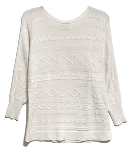 Liz Claiborne, Winter White Pullover Tunic Sweater, size L - Picture 1 of 3