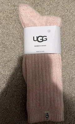 UGG Women's Pink Cozy Socks Shoes Size 5-10 - Image 1 of 4