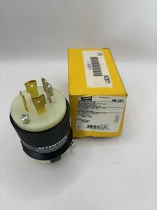 HUBBELL HBL2441 20amp 120/208volt 3phase Y 4cond. cord connector - Picture 1 of 4