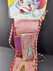 Vintage 50er Jahre Weihnachtsstrumpf Spielzeug Set UNBENUTZT  - Bild 1 von 15