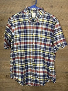 Brooks Brothers Regent 1818 Hemd Large kariert Kurzarm Preppy - Bild 1 von 3