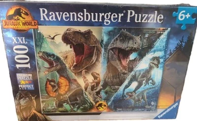 Rompecabezas Ravensburger Jurassic World XXL 100 piezas dinosaurio edad 6+ 133413 Foto 1 de 2