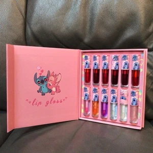 Lilo and Stitch - Stitch Set 12 Lip Gloss - New With Case - Picture 1 of 4