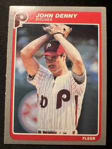Fleer 1985: MLB #249 John Denny/Phillies/P ⚾🐷⚾ - Imagen 1 de 11