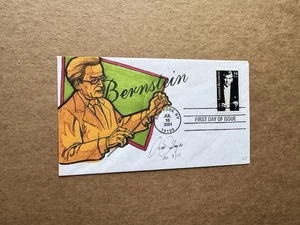 US 2001 Leonard Bernstein FDC (07) +Selangor Cachet #3521 +7/10 Made +NYO HOF - Picture 1 of 2