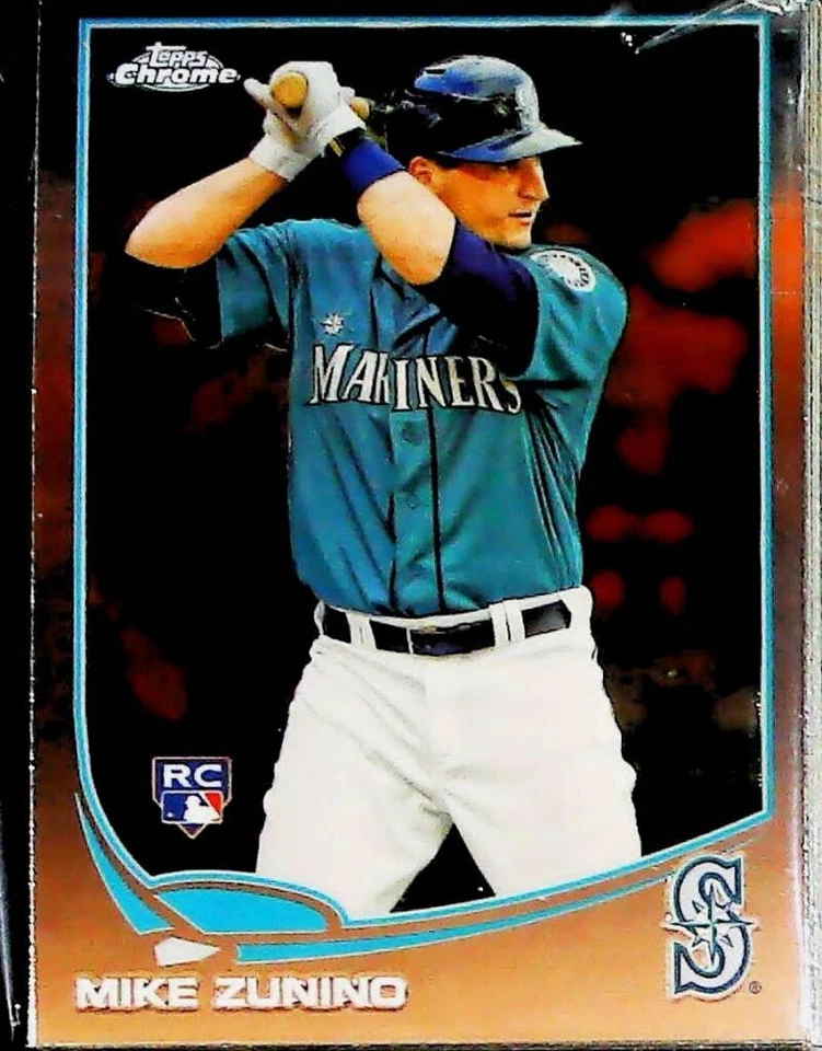 2013 Topps Chrome w Update Seattle Mariners Team Set 9 Cards Mike Zunino RC  - Image 1 of 1