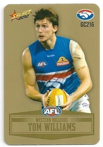 2012 Champions Gold (GC216) Tom WILLIAMS Western Bulldogs - Picture 1 of 1