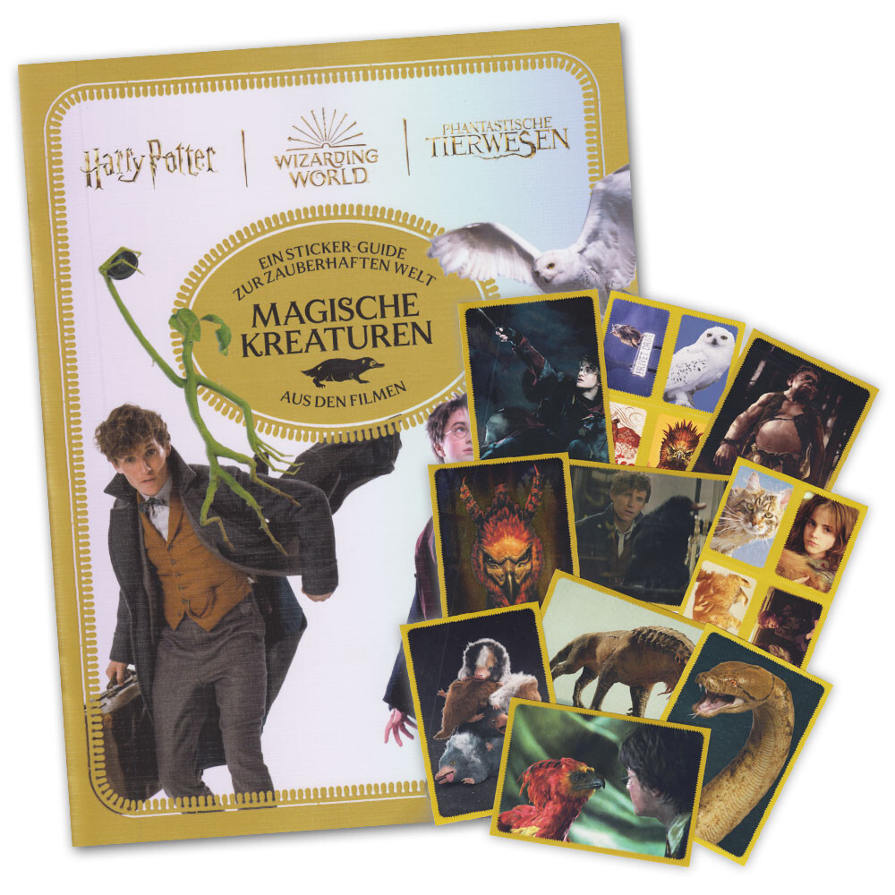 Panini Harry Potter Sticker Album - Magische Kreaturen 2023 Mit 128 Stickern