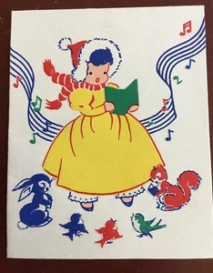 Tarjeta de Navidad vintage - Imagen 1 de 2