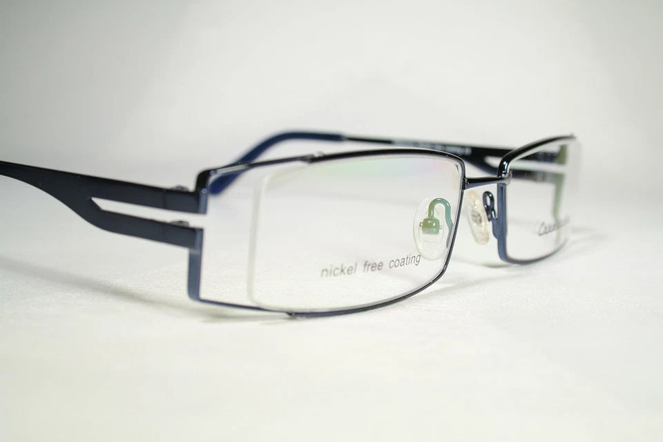 Monturas de gafas cromadas azules parcialmente sin montura CAPUCCINO K812N sin usar Foto 1 de 4