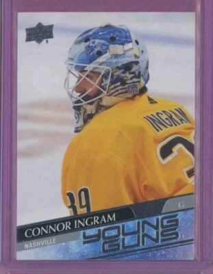 2020 20-21 UD YOUNG GUNS NASHVILLE PREDATORS CONNOR INGRAM #223 ROOKIE - Image 1 of 2