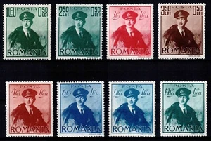 Romania 1940, Mi#617-624, Sc#B119-B126, King Carol II, Air Force, MNH! - Picture 1 of 1