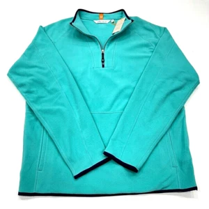 NWT Peter Millar Crown Sport Zip Thermal Micro Fleece Pullover L Golf Mens $148 - Picture 1 of 15