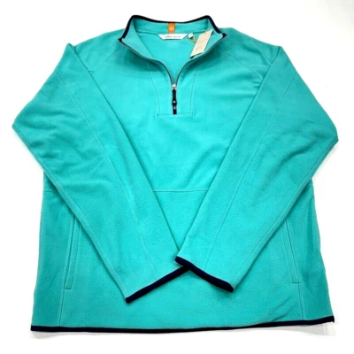 NWT Peter Millar Crown Sport Zip Thermal Micro Fleece Pullover L Golf Mens $148 - Image 1 of 4