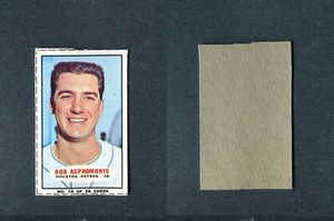 1965 Bazooka #19 Bob Aspromonte Houston Astros ZRR 093