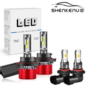 For Dodge Challenger 2009 2010 LED Headlight High-Low Beam + Fog Light Bulbs Kit - Picture 1 of 8