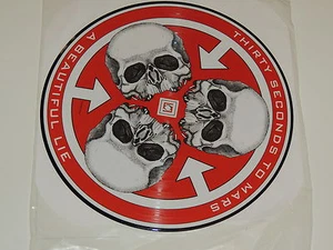 THIRTY SECONDS TO MARS a beautiful lie Lp PICTURE DISC RECORD LIMITED EDITION - Imagen 1 de 2
