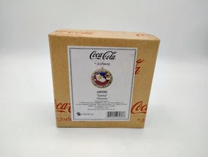 Jim Shore Coca Cola Logo Santa Christmas Ornament 6001001 With Box - Picture 1 of 4