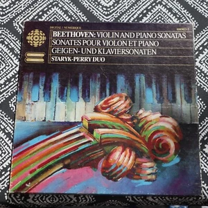 Beethoven Sonatas para Violín y Piano STARYK Perry Duo CBC Set 5 lp ENVÍO GRATUITO LATA EE. UU. - Imagen 1 de 4