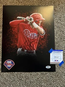 Alec Bohm Signed 11x14 Photo Psa Coa Autographed Philadelphia Phillies - Picture 1 of 6