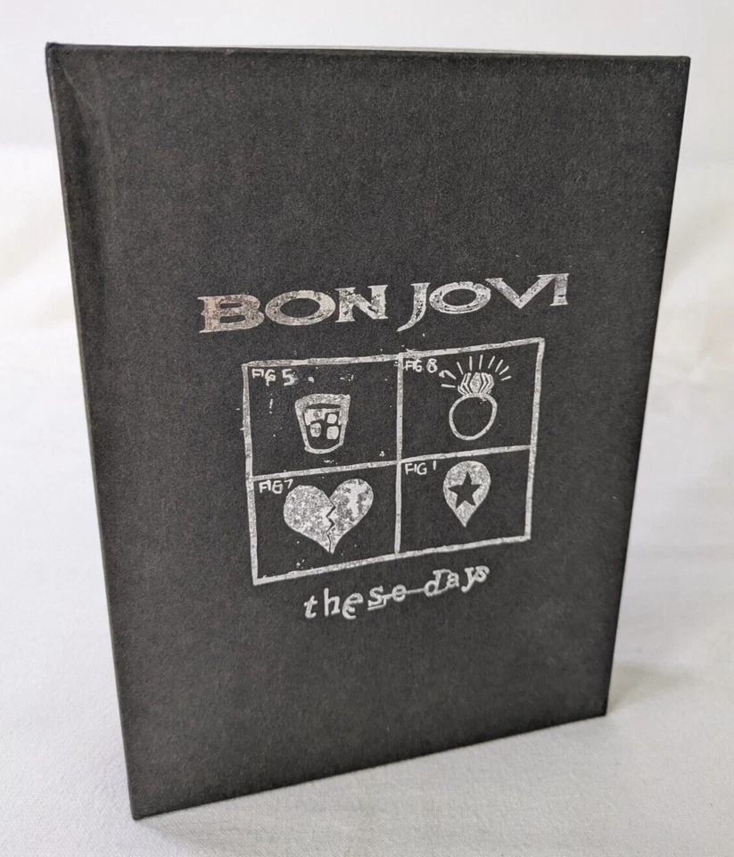 Bon Jovi These Days Album Promotional Box Set (CD) Postcards / Note Book Foto 1 de 4