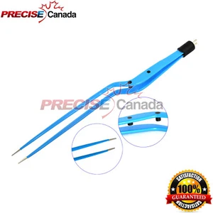 Hardy Bayonet Non Stick Bipolar Forceps 24cm x 0.7mm Tip Electrosurgical  EL-072 - Picture 1 of 3