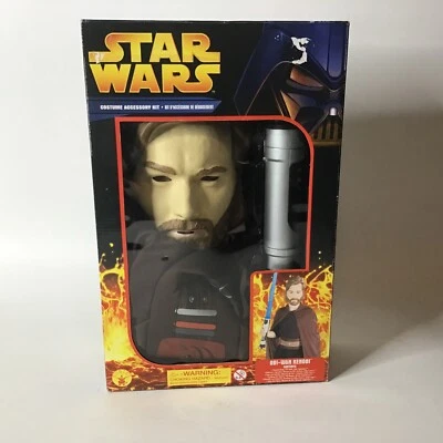 Star Wars Obi Wan Kenobi Jedi Disfraz Kit NIÑO Jedi Bata, Sable de Luz, Máscara Foto 1 de 4