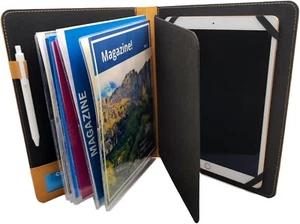 JW Ministry Organizer - Tablet in pelle PU premium, iPad, supporto telefono, riviste - Foto 1 di 9