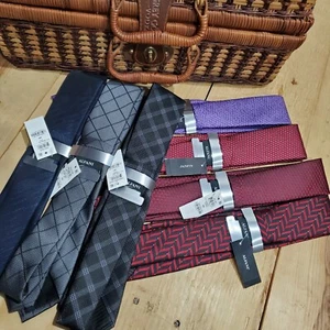 B2G1 Alfani Men's tie Professional business Skinny Slim Necktie MSRP $55 You Pic - Picture 1 of 31