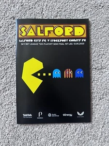 2022-2023 Salford City v Stockport County EFL 2 Play Off Semi League 2 13/5/23 - Picture 1 of 3