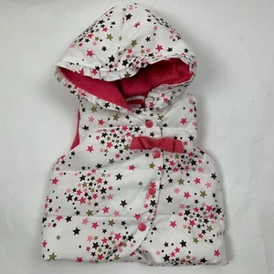 Gymboree Star of the Show Puff Puffer Vest Fleece Lined 12 24 Months Excellent - Picture 1 of 3