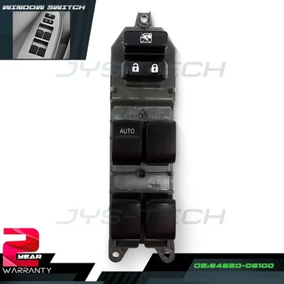 Interruptor de control del elevador de ventana maestro eléctrico del lado del conductor para Scion XB 2008-2015 Foto 1 de 4