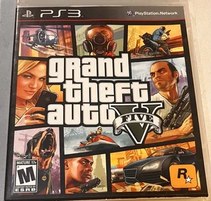 Grand Theft Auto V – PS3 – Complete w/ Map – Clean Disc – Tested – Rockstar.. - Picture 1 of 2