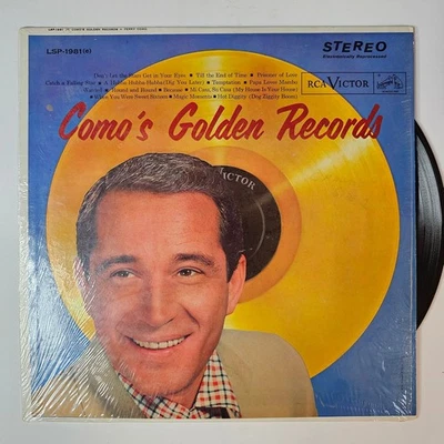 Perry Como - Como's Golden Records 12" LP Record 1958 RCA Victor Pop Stereo - Image 1 of 2