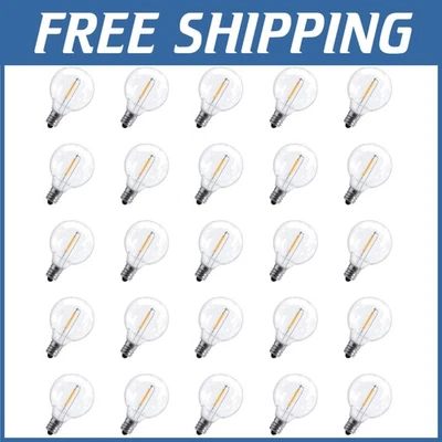 Clear Shatterproof LED C7 Bulbs for String Lights - Image 1 of 4