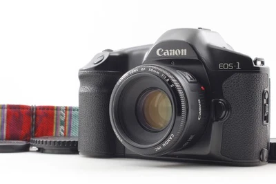 [ Near MINT ] Canon EOS1 35mm Film Camera EF 50mm F/1.8 II Lens From JAPAN - Image 1 of 4
