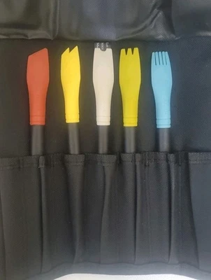 Mercer 6-Piece Silicone Brush Plating Set #19965 NEW OPEN BOX - Image 1 of 4