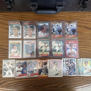 Will Clark Rookie RC lotto di 20 carte dal 1987 al 2023 Topps Donruss FleerGiants - Foto 1 di 24