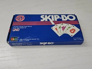 Vintage 1986 SKIP-BO Card Game #1050 Includes Cards & Instructions Complete Nice - Picture 1 of 10