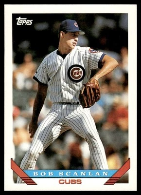 1993 Topps Bob Scanlan Chicago Cubs #47 - Image 1 of 2