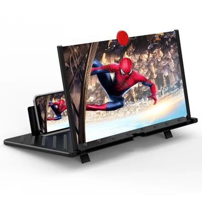 20 Inch Screen Magnifier for Phones 3D HD Projector Stand for Movies Gaming - Image 1 of 4
