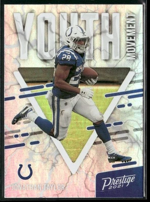 2021 Panini Prestige Jonathan Taylor #YM-4 Youth Movement Indianapolis Colts - Image 1 of 2