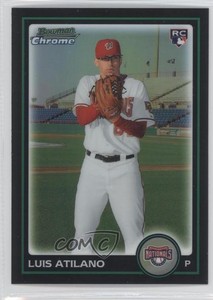 2010 Bowman Draft Chrome Refractor Luis Atilano #BDP44 Rookie RC