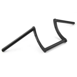 7/8" 22mm Motorcycle Drag Z Bar Handlebar Black For Harley Chopper Cafe Racer - Picture 1 of 10