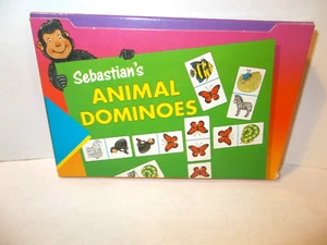 VINTAGE 1990 Time Life Children's *Sebastian's Animal Dominoes* 30 Pc Set GAME - Picture 1 of 5